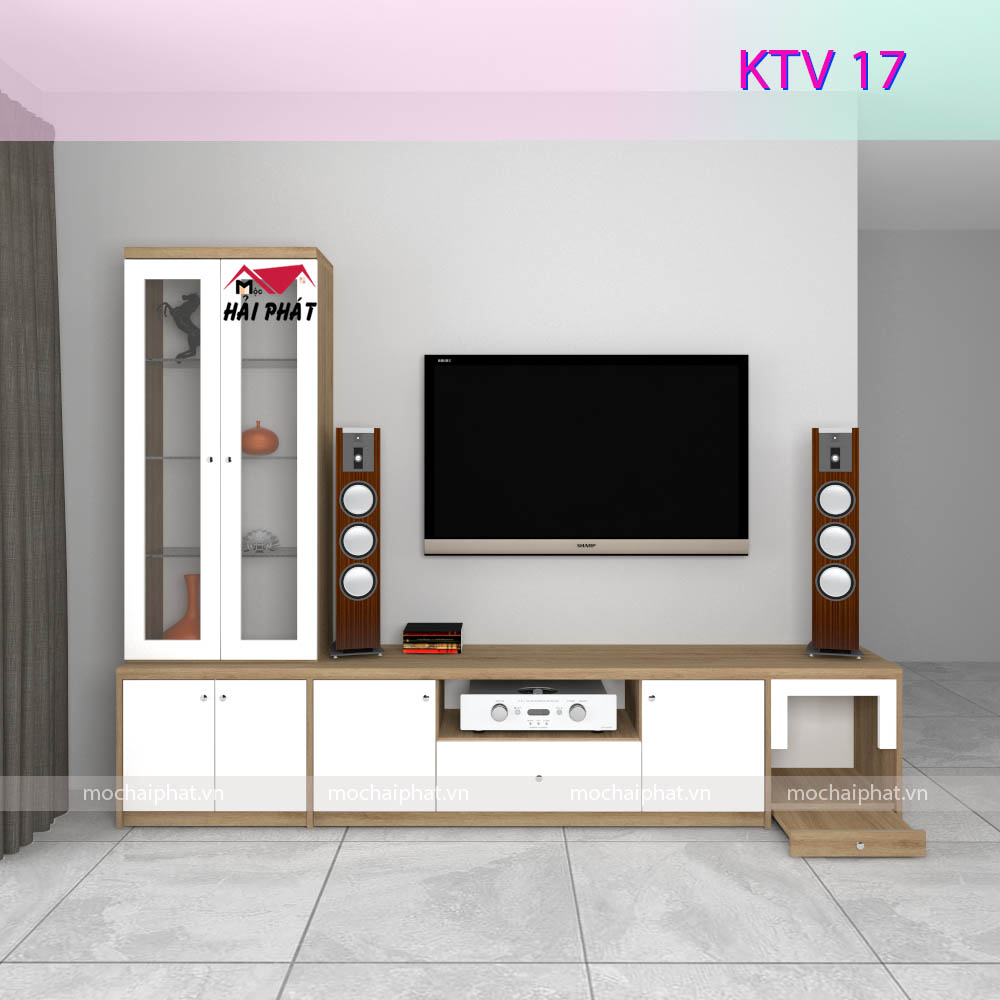Kệ tivi KTV-17 với thiết kế đẹp mắt và tiện dụng chắc chắn sẽ làm hài lòng những người yêu thích nội thất hiện đại. Thông qua hình ảnh của KTV-17, bạn sẽ cảm nhận được phần nào vẻ đẹp và tính năng của sản phẩm này, giúp bạn tối đa hoá không gian và mang lại sự tiện nghi cho cuộc sống.